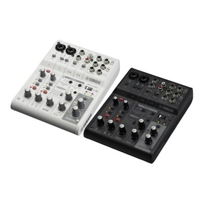 มิกเซอร์ YAMAHA AG06MK2  6-Channel live streaming mixer with high resolution USB C (BLACK/WHITE)