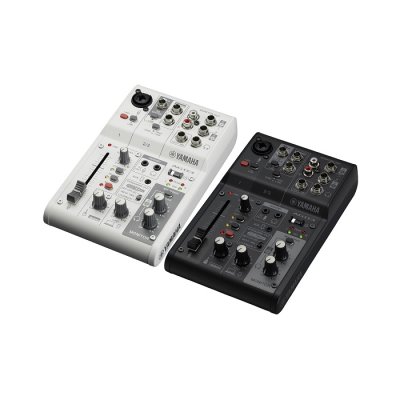 มิกเซอร์ YAMAHA AG03MK2  3-Channel live streaming mixer with high resolution USB C (BLACK/WHITE)