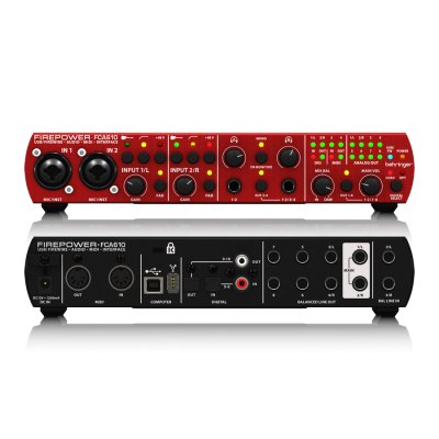 BEHRINGER FCA610 เวิร์กสเตชันเสียงขนาดพกพา 6 Input / 10 Output สำหรับมืออาชีพ