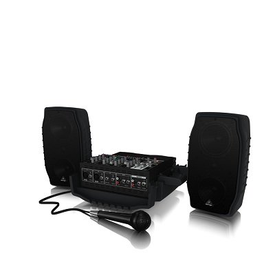 ชุดเครื่องเสียงเคลื่อนที่ BEHRINGER PPA200ชุดเครื่องเสียงเคลื่อนที่พร้อมmixer