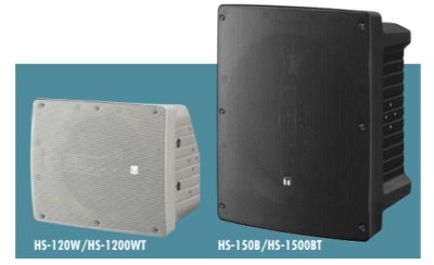 ลำโพงตู้ TOA HS-150B Coaxial Array passive speaker 8 Ω 15"