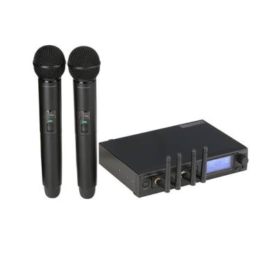 ไมโครโฟนไร้สาย audio-technica ATW1422ไมค์ลอยคู่แบบดิจิตอล2.4ghz