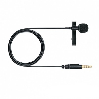 ไมโครโฟนแบบหนีบปกเสื้อ SHURE MVL/A Tie Clip Microphone (Condensor)