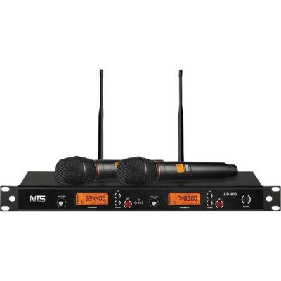 NTS UD-600 ไมโครโฟนไร้สายย่าน UHF ปรับความถี่ได แบบไมค์ถือคู่