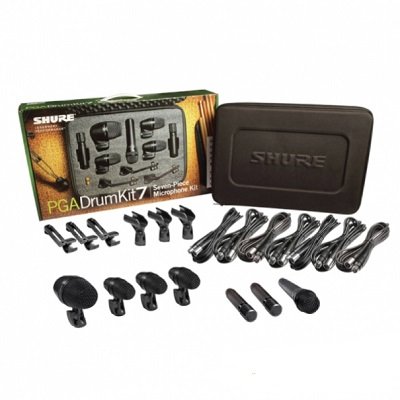 ชุดไมค์กลอง SHURE PGADrumKit7 Drum Microphone Set