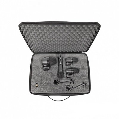 ชุดไมค์กลอง SHURE PGADRUMKIT 4 Drum Microphone Set