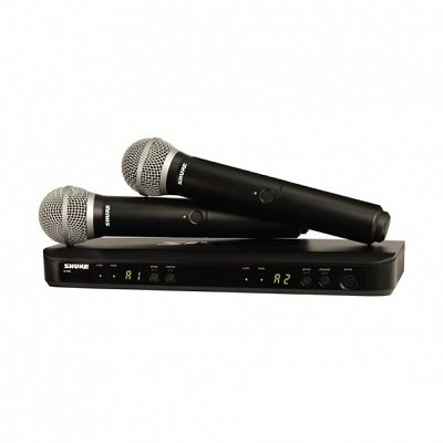 ไมโครโฟนไร้สายแบบคู่ SHURE BLX288A/PG58 Dual Wireless Microphone