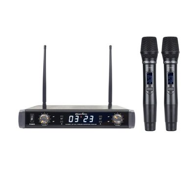 ไมโครโฟนไร้สายแบบคู่ SOUNDVISION SU-820D/HT  ชุดไมค์ไร้สายดิจิทัลคู่ ฟังก์ชันครบ จบในตัวเดียว