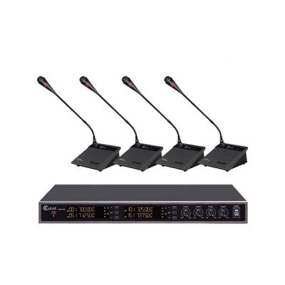 ชุดไมค์ประชุมไร้สายสำหรับ 4 ท่าน CLEARSOUND CSW-540  Wireless Conference System