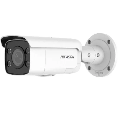 กล้องวงจรปิด HIKVISION รุ่น DS-2CD2T87G2-LSU/SL(2.8mm) : 8 MP ColorVu Strobe Light and Audible Warning Fixed Bullet Network Camera