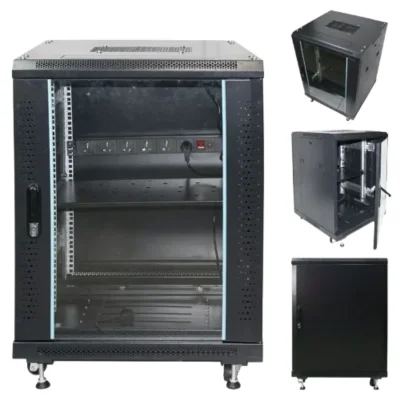 ตู้แร็ค แบบตั้งพื้น 15U ลึก 60 ซม. GLINK รุ่น GC15U60 (แถมฟรี ถาด 1 ใบ)