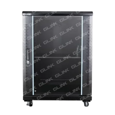 ตู้แร็ค แบบตั้งพื้น 15U ลึก 80 ซม. GLINK รุ่น GC15U80 (แถมฟรี ถาด 1 ใบ)