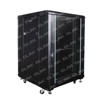 ตู้แร็ค แบบตั้งพื้น 15U ลึก 80 ซม. GLINK รุ่น GC15U80 (แถมฟรี ถาด 1 ใบ)