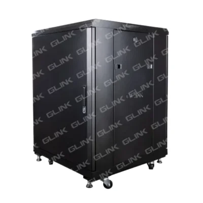 ตู้แร็ค แบบตั้งพื้น 15U ลึก 80 ซม. GLINK รุ่น GC15U80 (แถมฟรี ถาด 1 ใบ)