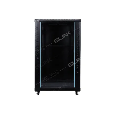 ตู้แร็ค แบบตั้งพื้น 22U ลึก 80 ซม. GLINK รุ่น GC22U80 (แถมฟรี ถาด 1 ใบ)