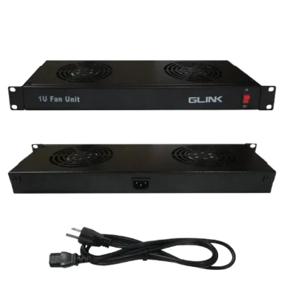 พัดลมระบายอากาศ สำหรับตู้แร็ค ขนาด 1U แบบถาด 2 WAYS GLINK รุ่น GCA-03