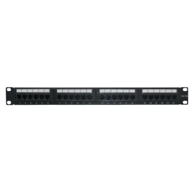 แผงกระจาย สาย LAN 1U สำหรับตู้แร็ค 19`` GLINK รุ่น PPC6-24P