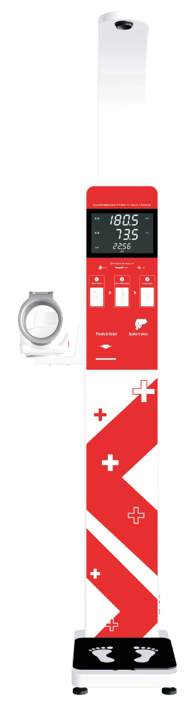 Digital body composition and vital signs analyzer(copy)(copy)