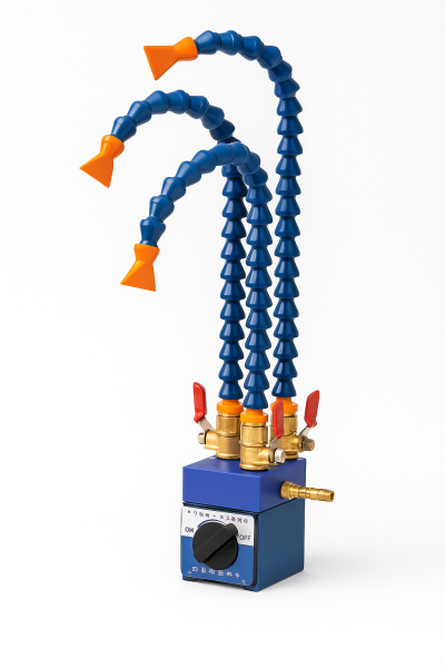 Industrial Robot Coolant nozzles with magnetic bases