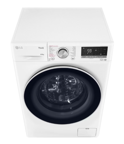 (ซักและอบร้อน) เครื่องซักผ้า 9 กก. / อบ 5 กก. รุ่น FV1409H4W ระบบ AI DD™