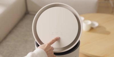 เครื่องฟอกอากาศ LG PuriCare AeroBooster AS55GGWX0 ขนาดพื้นที่ 52.8 ตร.ม