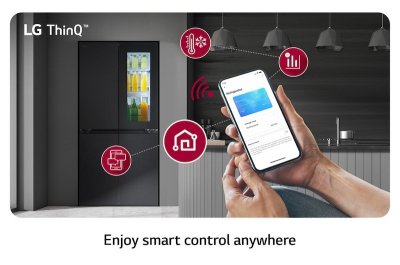 ตู้เย็น Instaview Multi-Door 18.7 คิว GC-V22FFQMB Smart Inverter