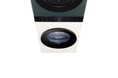 Wash Tower ซักผ้า 14 กก. และอบผ้า 10 กก. รุ่น WT1410NHEG ระบบ AI DD™ พร้อม Smart WI-FI control ควบคุมสั่งงานผ่านสมาร์ทโฟน