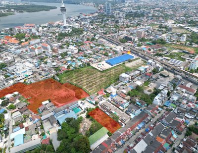 ขายที่ดิน ปากน้ำ สมุทรปราการ 6 ไร่ 3 งาน 40 ตร.ว. (สุขุมวิท8)
