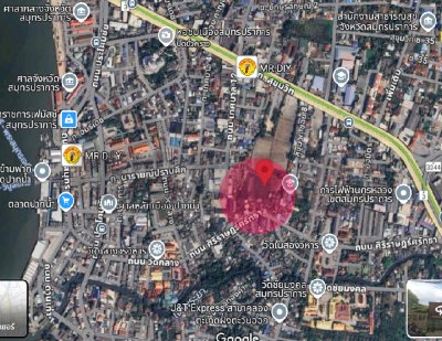 ขายที่ดิน ปากน้ำ สมุทรปราการ 6 ไร่ 3 งาน 40 ตร.ว. (สุขุมวิท8)