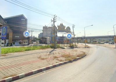 เช่าทีดินถม ใกล้วงเวียนพระราม5 นครอินทร์ เนื้อที่ 388 ตร.ว.