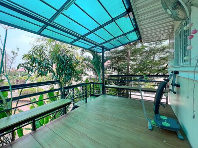 บ้านเดี่ยวศุภาลัย วิลล์ ศรีสมาน-ปทุมธานี(สายใน)  หลังมุมติดสวน