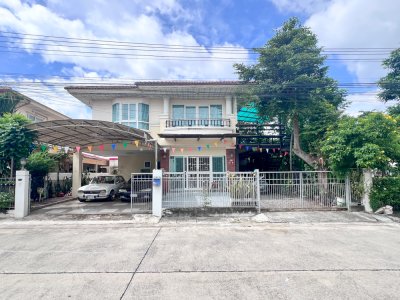 บ้านเดี่ยวศุภาลัย วิลล์ ศรีสมาน-ปทุมธานี(สายใน)  หลังมุมติดสวน