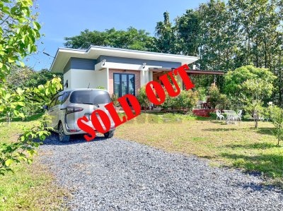 บ้านเดี่ยว บ้านสวนนราสิริ 9 (ที่ดินพร้อมสิ่งปลูกสร้าง)ติดอุทยานแห่งชาติเขาใหญ่