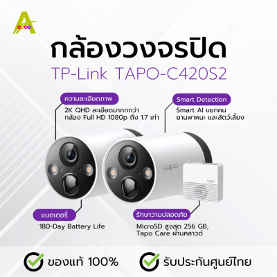 กล้องวงจรปิด TP-Link TAPO-C420S2