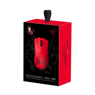 เมาส์ RazerDeathAdder V3 Pro - Faker Edition