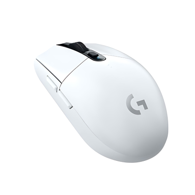 เมาส์ G304 LIGHTSPEED Wireless Mouse (สีขาว)