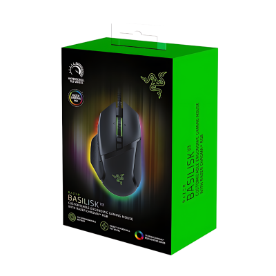 เมาส์ Razer Basilisk V3 - Ergonomic Wired Gaming Mouse