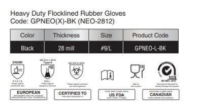 Heavy Duty Neoprene Gloves
