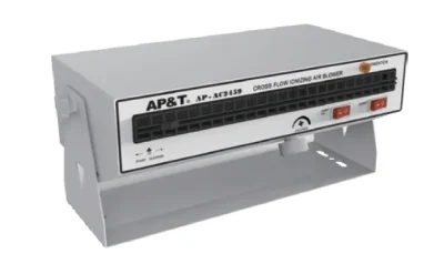 IOB-AC459 พัดลมกำจัดไฟฟ้าสถิตแบบแนวนอนกว้าง Cross Flow Ionizing Air Blower