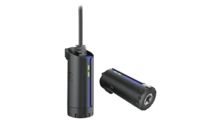 IOS-DC302 เซนเซอร์ตรวจวัดไฟฟ้าสถิตอัจฉริยะแบบแนวตั้ง พร้อมเลเซอร์ชี้