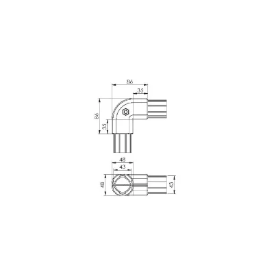 Angle Outer Joint 43