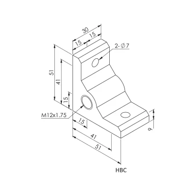 Free Angle Bracket 30ตัวจัดยึดชนิดปรับแต่งองศาได้ สำหรับซีรีย์ 8