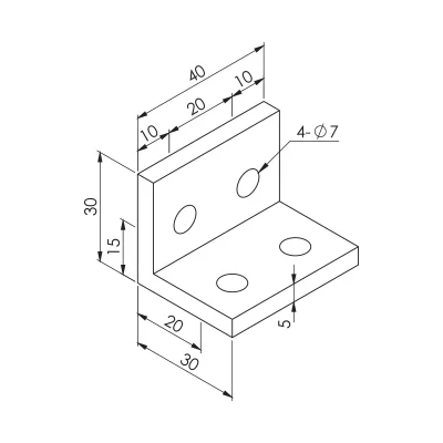 Angle Bracket 50L2