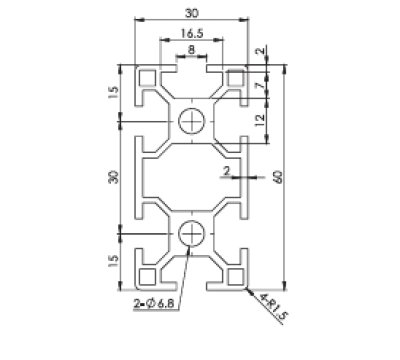  ALUMINIUM_PROFILE_30_x_60