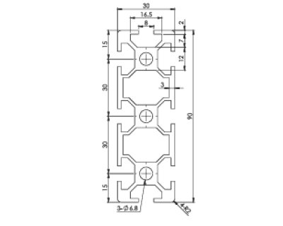  ALUMINIUM_PROFILE_30_x_90