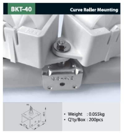 BKT-40 - Curve  Roller  Mounting