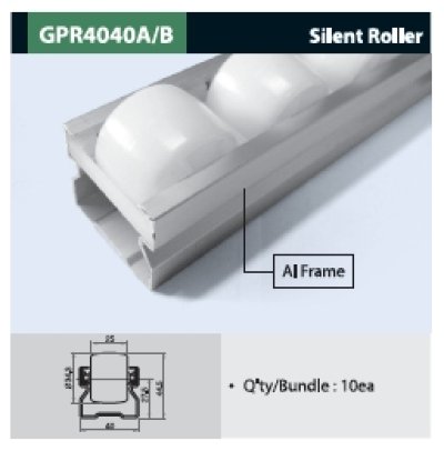 GPR4040A B - Silent Roller