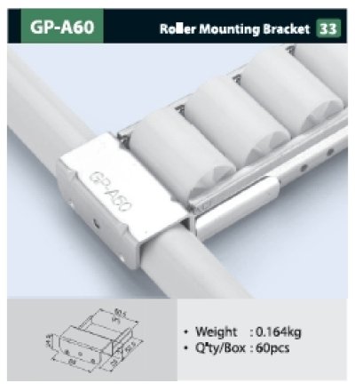 GP-A60   -   Roller  Mounting Bracket