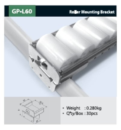 GP-L60  -  Roller  Mounting Bracket