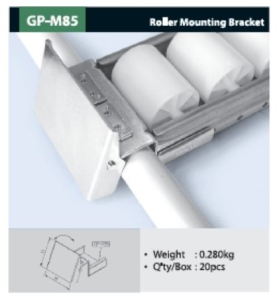 GP-M85  -  Roller  Mounting Bracket